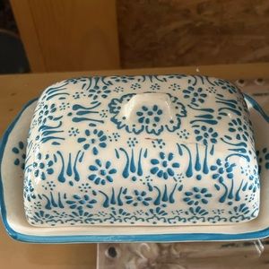 Handpainted  Turkish Butter dish New! Firm Price!